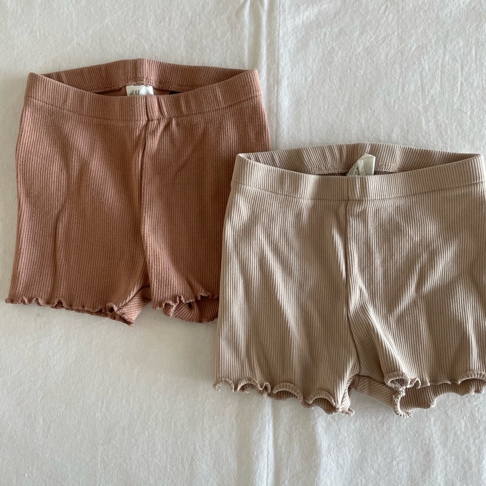 Ribbed Cotton Shorts